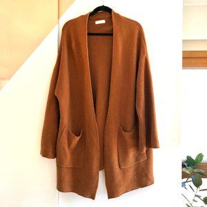 Oak + Fort oversize cotton cardigan